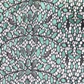 针织经编双色蕾丝面料