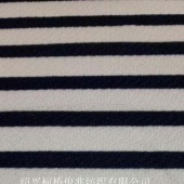 针织布 全涤泡泡布 女装 春夏装连衣裙泡泡布横条印花