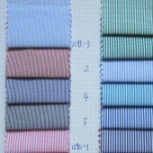 现货供应 50S 全棉色织条纹布料 男女休闲服装 童装衬衫面料