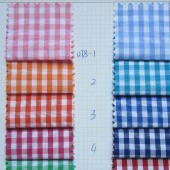现货供应 50S 全棉色织格子衬衫布 经典不过时 休闲服装面料