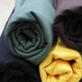 全棉弹力纱卡（喷气坯） 16×12+70D 90×40 3/1