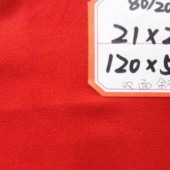 涤棉双面斜 80/20 21×21 120×54 2/2服装面料