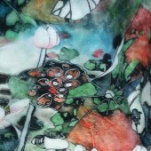 数码花双层布3D