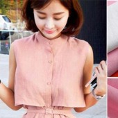 产地货源批发 日韩全涤平纹染色自然皱服装面料 150D短裙衬衣布