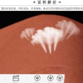 现货 32S加厚秘鲁棉 奥代尔纯棉面料 全棉高档T恤针织面料