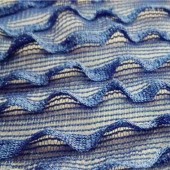 针织网布 毛衣 毛线 波浪形网布