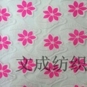 多色可选 太阳花复合棉盖丝烧花面料 热销女装裙装礼服内衣面料