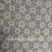 蕾丝复合刺毛 灰色粗纺布+白色蕾丝布复合刺毛 女装秋冬款大衣面料