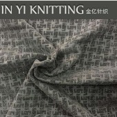 NR锦棉罗马布单染棉植绒千鸟格花型 男女装高端服装面料