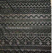 2015新款针织布女装春秋装外套 黑白碎花图提花面料样
