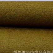 380克半精纺顺毛 毛纺面料 毛呢面料 适做单西 金黄色