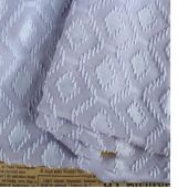 现货供应 全涤雪纺剪花面料 立体六角形