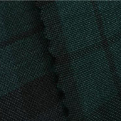 现货全苎麻梭织色织格子面料 衬衫裙装面料 服装面料轻薄时尚棉麻布