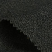现货全麻梭织色织竹节面料 衬衫裙装面料 服装面料轻薄时尚棉麻布