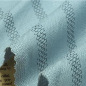 现货麻人丝梭织色织条纹面料 衬衫裙装面料 服装面料轻薄风格混纺布