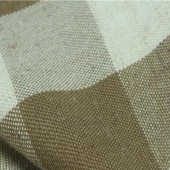 现货涤麻混纺梭织色织格子面料 衬衫裙装面料服装面料轻薄经典涤麻布