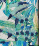2015新品人棉绉布印花面料 夏威夷风情花型 时尚服装面料 热销