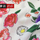 厂家直销春夏新款针织转移印花面料韩版时尚女装上衣裙装通用现货供应