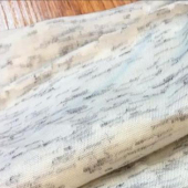 现货30SR/T人棉底黑羽毛 睫毛纱针织汗布 花式纱线风格米样