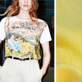 竹节双色仿麻系列/时尚女装料/采用日本最新工艺/有小微弹