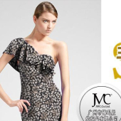 2016新款现货 32S+20D 涤氨针织印花弹力布 裙衣裤面料