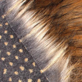 现货热销 针织腈纶提花 长毛面料 180CM 服装 玩具面料