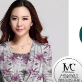 2016新款时尚女装针织印花面料 涤氨汗布 连衣裙裤女装面料