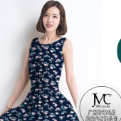 春夏现货 针织印花汗布、女装面料、弹力汗布、涤氨汗布、拉架汗布