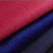 厂家直销秋冬季粗纺素色顺毛呢 现代时尚大衣休闲服毛纺面料