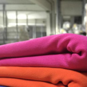 新款日韩风染色40s精梳纯棉双面布 双面皮马棉男女服装童装面料