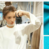 现货30支纯涤拉架 针织涤氨单面汗布T恤运动服玩具服面料