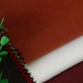 厂家批发TR双面拉毛布涤粘混纺布男女秋冬大衣服装面料