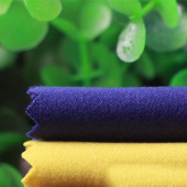 新品现货涤粘斜纹双面蒸呢布TR双面绒秋冬服装大衣面料厂家直销