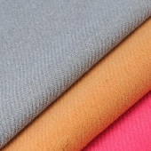 现货直销TR斜纹拉毛布 涤粘梭织服装面料 男女秋冬大衣布料
