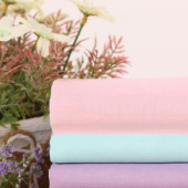 30S粘亚麻染色布料 人棉麻混纺布 男装时装童装睡衣衬衣面料批发