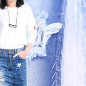 现货 直销 牛仔面料 竹节牛仔 牛仔布料 牛仔布 服装面料