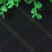 涤纶色织格子布 双面绒服装面料 秋冬女装制服大衣面料