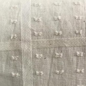 现货全棉提花布 格子剪花布 服装面料轻薄透气女装布 剪花布