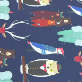 全涤空气层梭织染色服装面料卡通图案