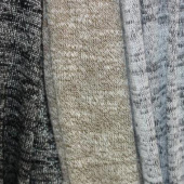 全涤针织拉毛染色服装面料