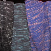 全涤针织拉毛染色服装面料