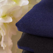 全涤单孔双层斜纹梭织布现货价格 品质春秋女装上衣裤装面料杭州厂家