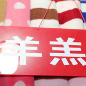 现货针织全涤染色羊羔绒服装面料