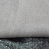 麻布梭织素色服装面料