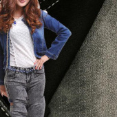 21*300D+150D/40 牛仔面料 休闲牛仔布料 服装面料