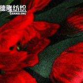 涤氨海岛绒秋冬保暖印花面料家饰抱枕桌布台布礼服裙子裤子上衣外套