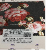 新品 全涤弹力空气层印花，秋冬款外套面料样