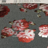新品 全涤弹力空气层印花，秋冬款外套面料样