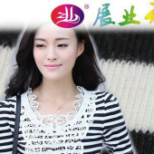 现货02006百花棉罗纹拉架卫衣长款T恤时装童装面料