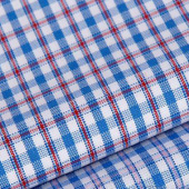 【厂家直销】竹纤维服装面料 活性竹纤维衬衫布 格子布衬衫面料